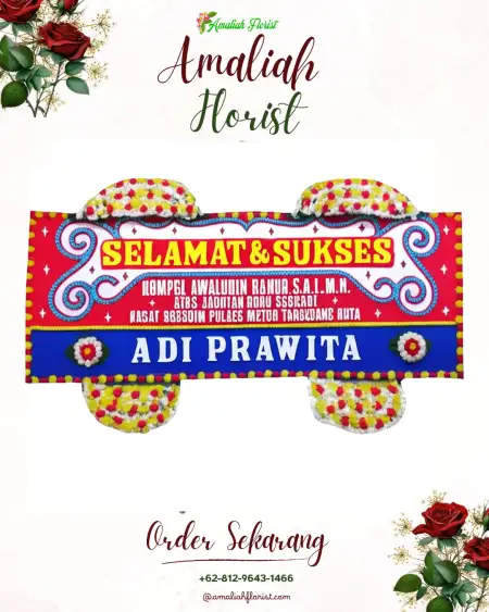 Papan Bunga Ucapan Selamat Gondokusuman